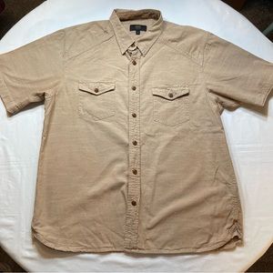 Frye Short Sleeve Button Down